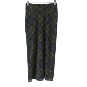 Urban Outfitters Women Plaid Maxi Skirt XS Gothic Punk Retro Y2K Stretch Fairy